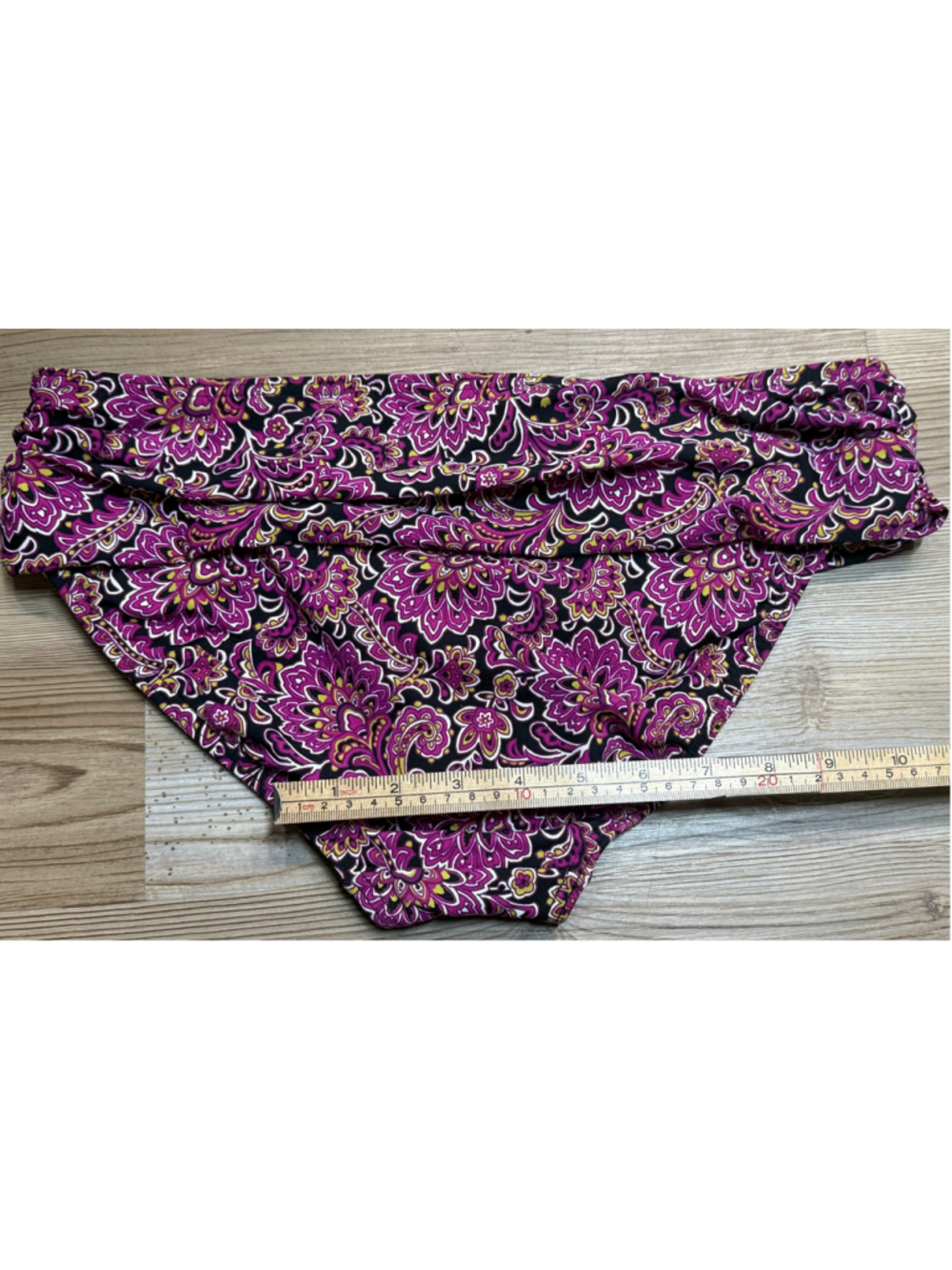 Women's Lands' End Paisley Print Tankini Swimsuit Set top Sz 10/bottoms Sz 8 - Picture 15 of 16